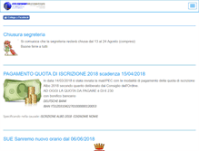 Tablet Screenshot of ordineingegneriimperia.it